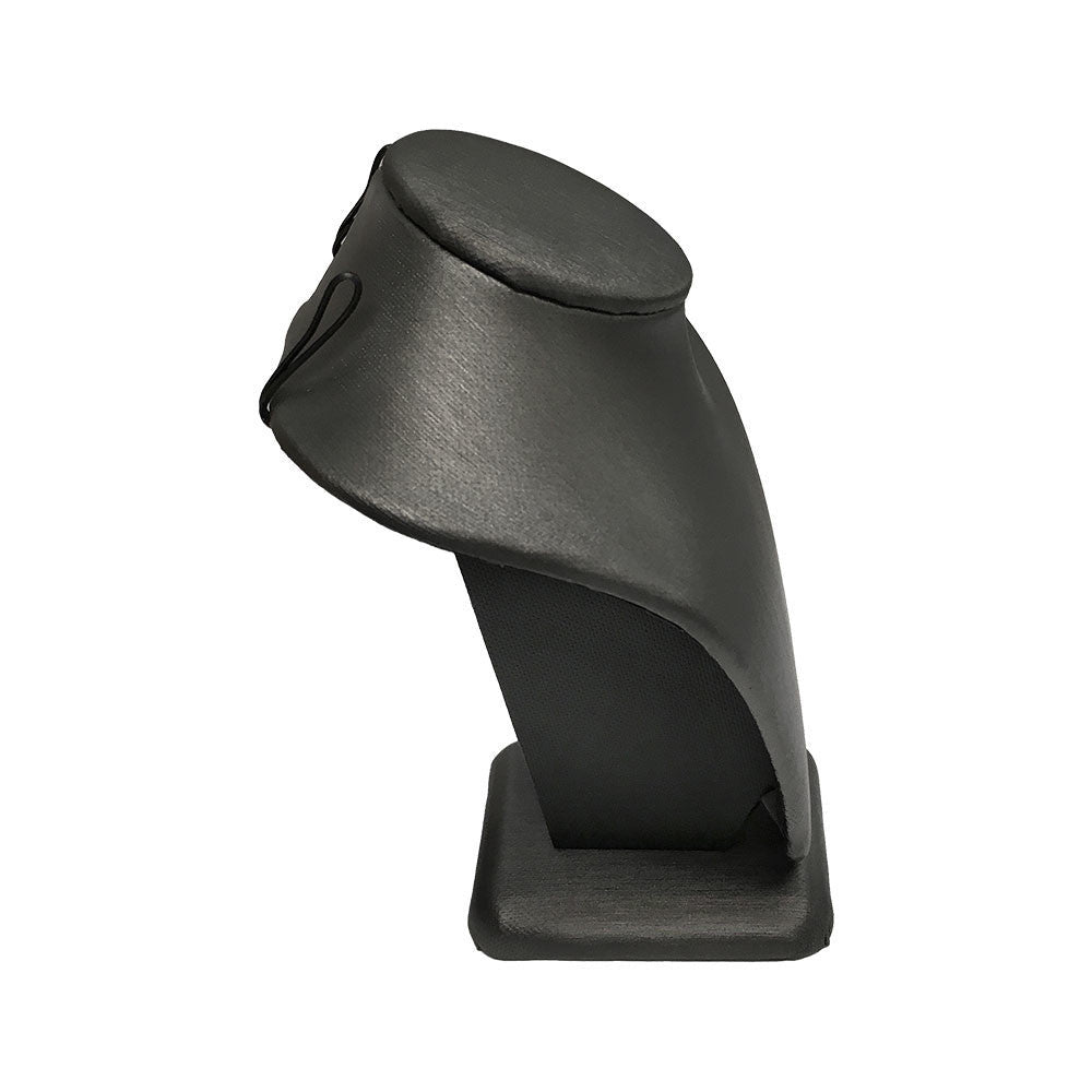 6''H Slate Gray Leatherette Necklace Stand Display Fixture Retail Store Showcase