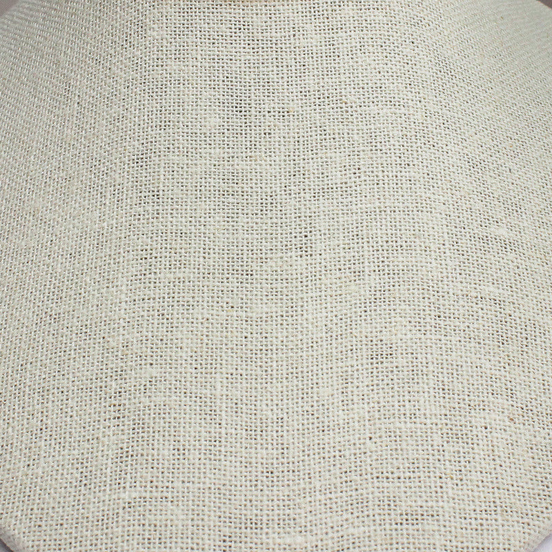 6-1/2'' x 7-1/2'' x 3-1/2'' Soft Linen Covered Flat Necklace Display Chain Holder