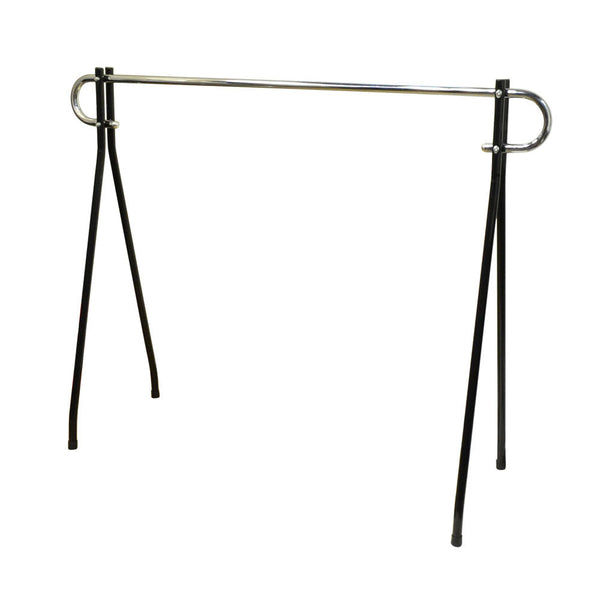 62''L X 19"W X 48"H Single Bar Black Beauty Clothing Rack Display Retail Fixture
