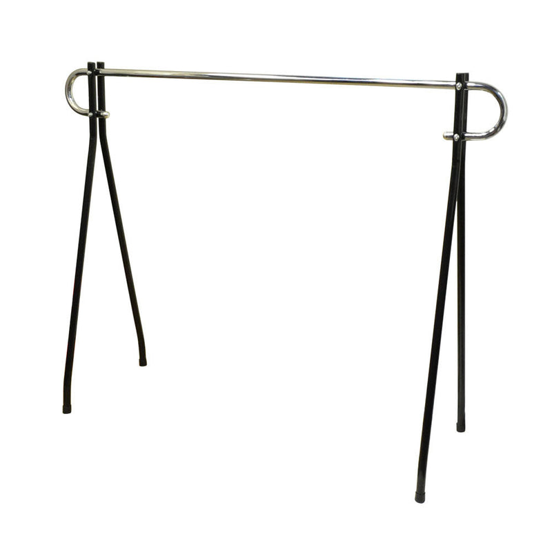 62''L X 19"W X 54"H Single Bar Black Beauty Clothing Rack Display Retail Fixture