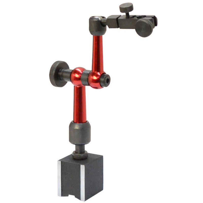 66 Lbs Cap. Mini Universal Magnetic Base Holder for Dial Indicator Fine Adjustment