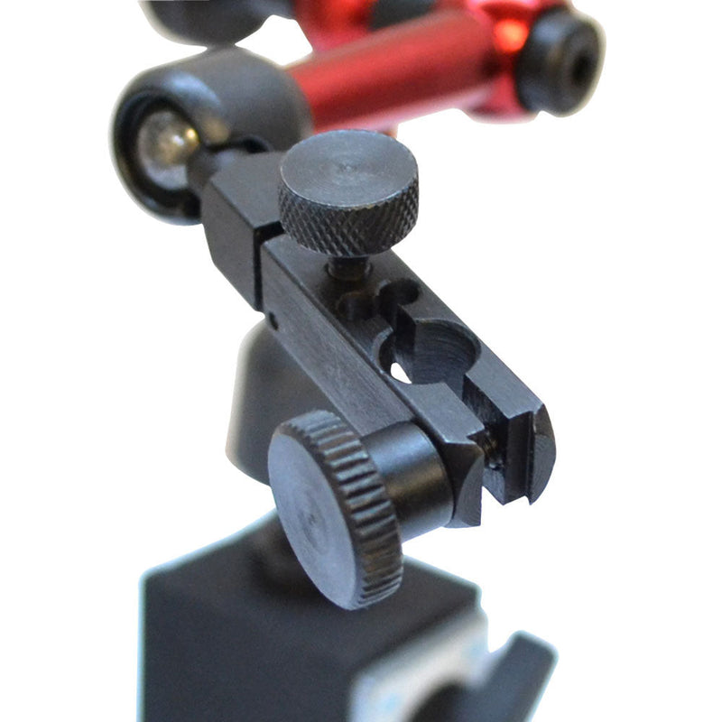 66 Lbs Cap. Mini Universal Magnetic Base Holder for Dial Indicator Fine Adjustment