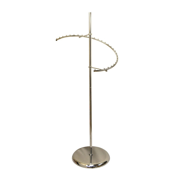 67'' High Chrome 29 Ball Spiral Clothing Rack Garment Display Rack Retail Fixture