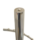 67'' High Chrome 29 Ball Spiral Clothing Rack Garment Display Rack Retail Fixture