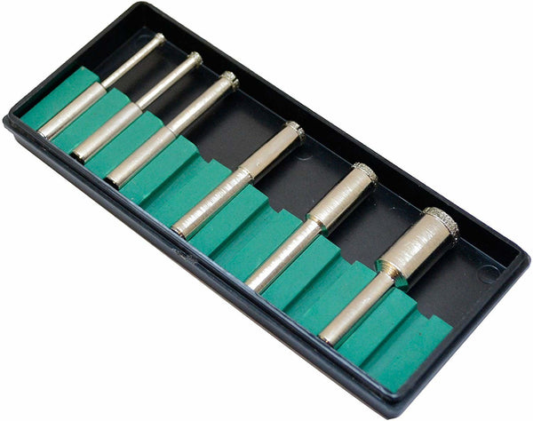 6PC 5/32"-1/2" Diamond Hole Saw Drill Bit Cutter Tile Marble Ceramic Glass Stone
