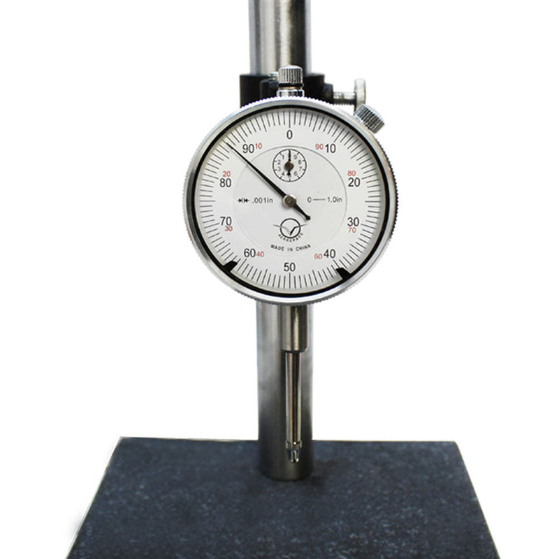 6x6x2 Granite Check Stand Surface Plate & DIAL INDICATOR Gauge Granite Block