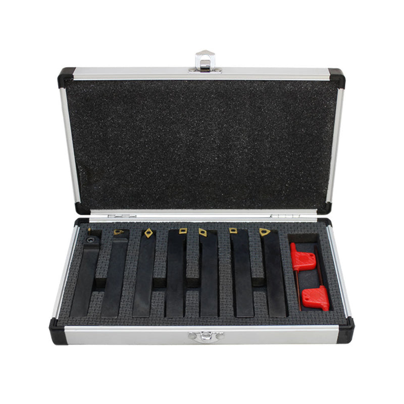 7 Pc 1/2'' Indexable Carbide Turning Tool Set SCLCL SDJCR SWGCR SDNCN MGEHR SER