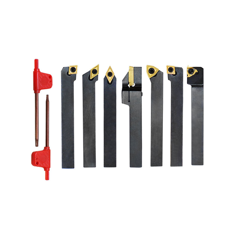 7 Pc 1/2'' Indexable Carbide Turning Tool Set SCLCL SDJCR SWGCR SDNCN MGEHR SER