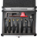 7 Pc 1/4'' Indexable Carbide Turning Tool Set SCLCL SDJCR SWGCR SDNCN MGEHR SER