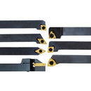 7 Pc 3/8'' Indexable Carbide Turning Tool Set SCLCL SDJCR SWGCR SDNCN MGEHR SER