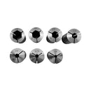 7 Pc 5c Hex Collet Set  1/4" - 7/8'' Harden Machinist Tool 40CR Chuck Lathe 5C Collet Set