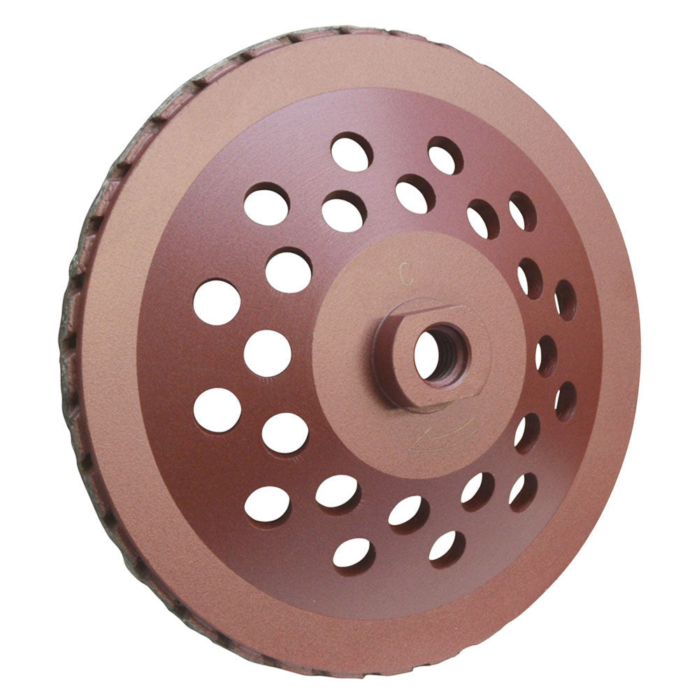 7''  Stone Grinding Cup Wheel Angle Grinder Medium Grit 7/8'' - 11mm Arbor