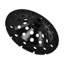 7'' Diamond T Segment 5/8 - 11'' Arbor Concrete Grinder Blade Grinding Cup Wheel Black