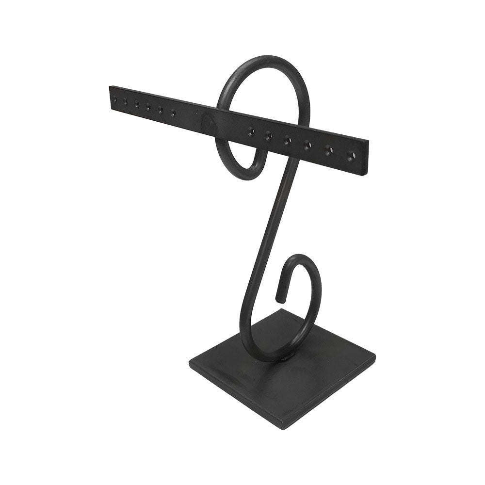 7'' High Raw Steel 6 Pair Earring Display Jewelry Display Fixture Retail Store Showcase