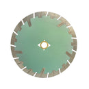 7'' x .090'' x 7/8'' - 5/8'' Turbo Segmented Wet and Dry Saw Blade 10mm Rim