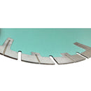 7'' x .090'' x 7/8'' - 5/8'' Turbo Segmented Wet and Dry Saw Blade 10mm Rim