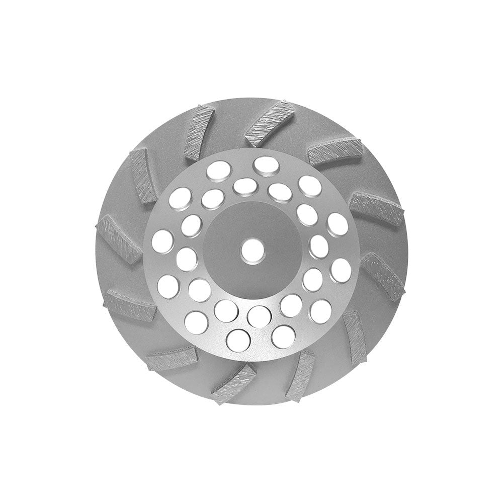 7" X 5/8"-11 Concrete Turbo Cup Wheel – 24 Segment Grinder For Wet Or Dry Use