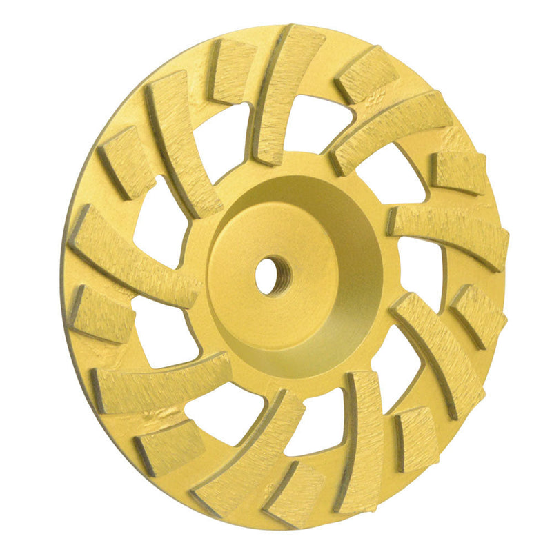 7'' x 5/8''-11mm Super Turbo Hard Concrete Grinding Diamond Cup Wheel 18 Segments
