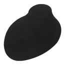 7''L x 8-1/2''W Black Velvet Necklace Pendant Chain Link Jewelry Display Holder