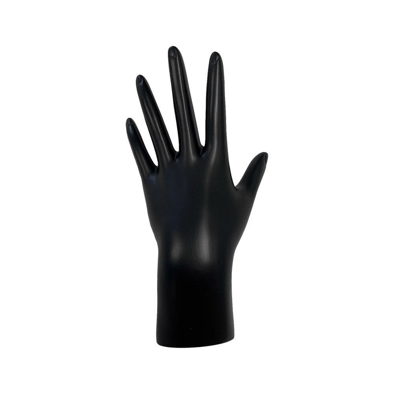 7.5"L x 2"H Female Mannequin Hand Ring Display Polyresin Stand Holder Finger Ring, Gloves