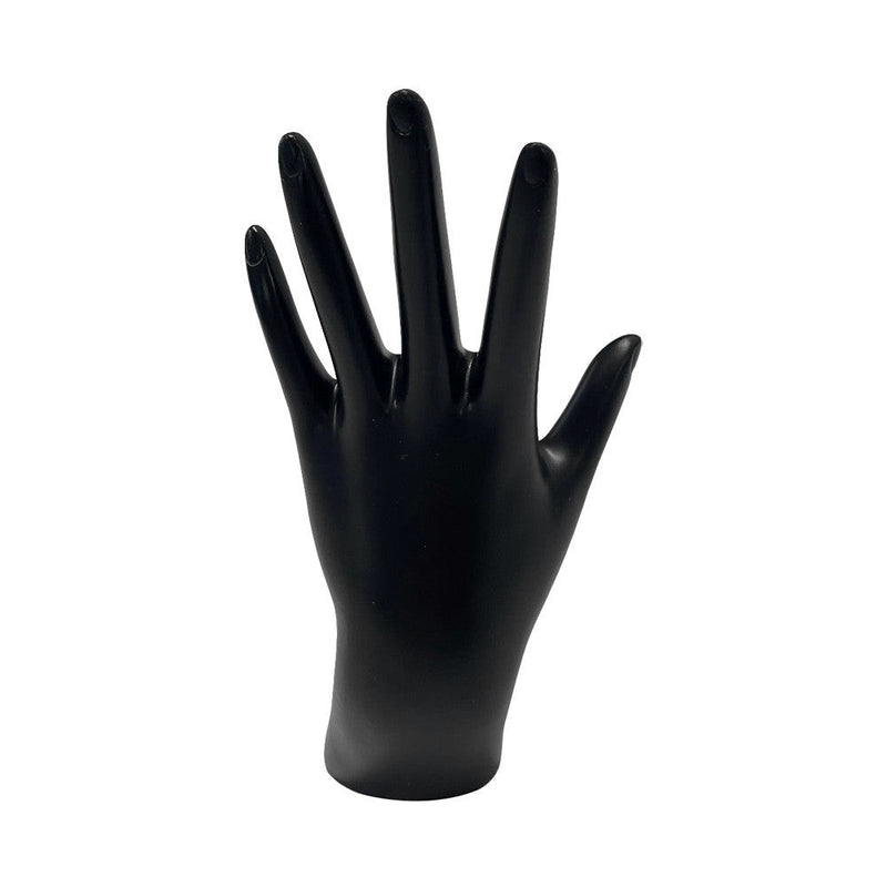 7.5"L x 2"H Female Mannequin Hand Ring Display Polyresin Stand Holder Finger Ring, Gloves