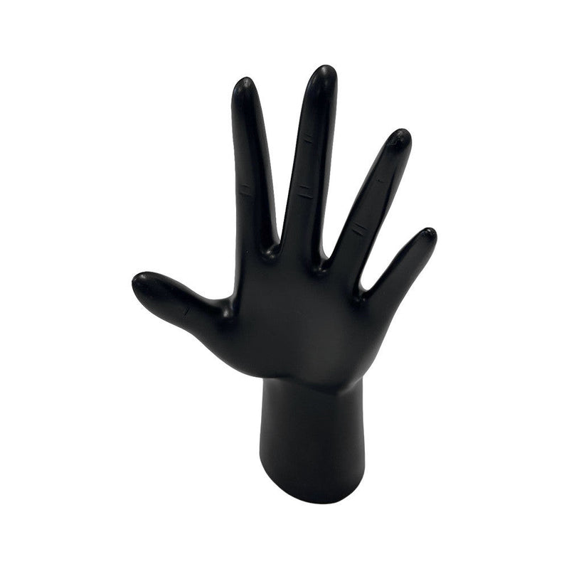 7.5"L x 2"H Female Mannequin Hand Ring Display Polyresin Stand Holder Finger Ring, Gloves