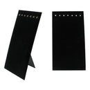 7-1/2''W x 14''H Black Velvet 7 Hook Easel Stand Necklace Chain Jewelry Display