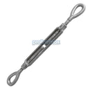 7/8'' x 12'' Turnbuckle EYE EYE Pulley Galvanized Drop Forge Turnbuckle Shackle