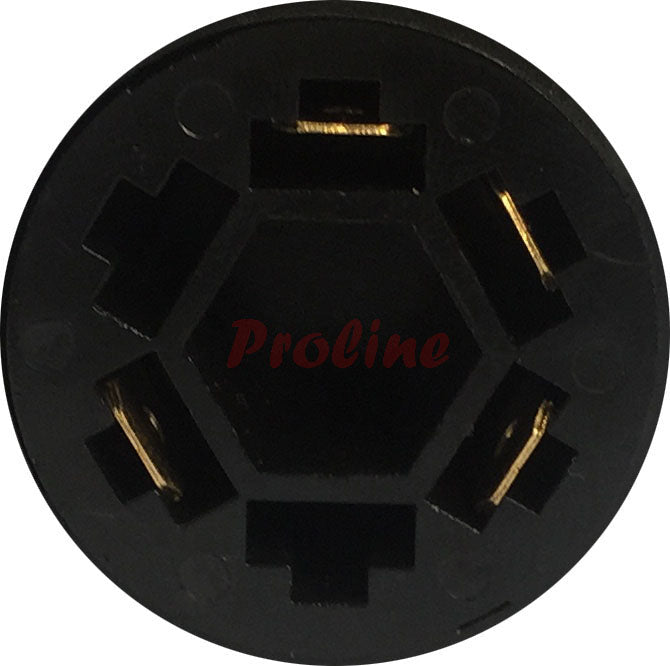 7-Way RV blade to 4-Wire Flat Adapter Waterproof Towing Trailer Light Adapter