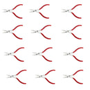 24 Pc Round Nose 5-1/2'' Double Spring Beading Plier Headpin Curling Bending