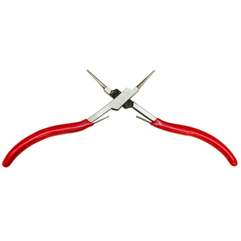 24 Pc Round Nose 5-1/2'' Double Spring Beading Plier Headpin Curling Bending