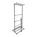 74''H Chrome 3 Roll Bagging Unit Plastic Film Garment Bag Bagger Fixture Display