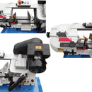 Heavy-duty 7x12 band saw for metal cutting 110 V hydraulic feed industrial machine