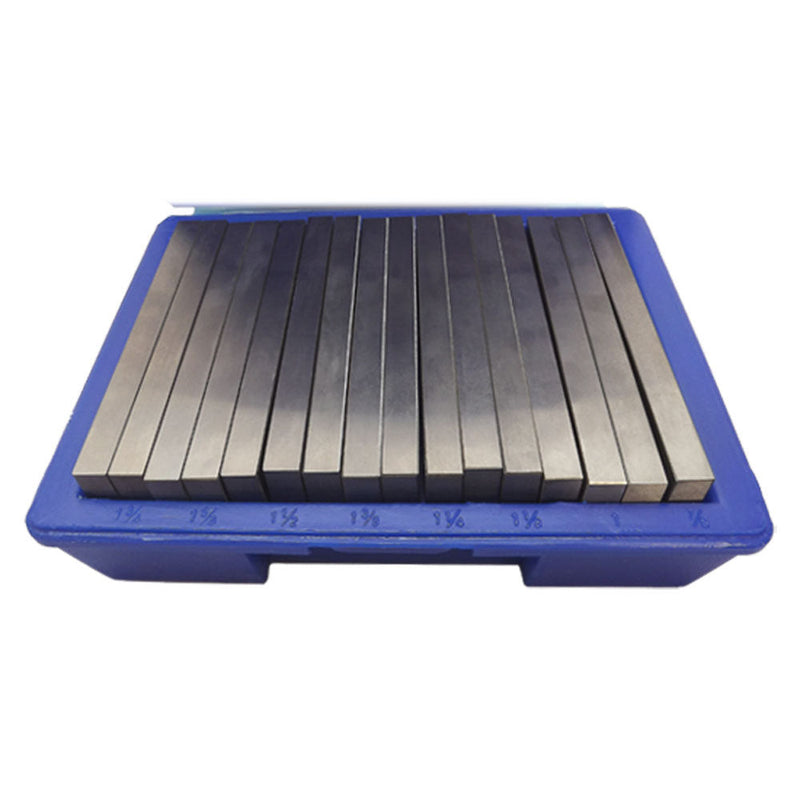 8 Pair 1-2'' Steel Parallel Set 6'' Long 0.0002'' Square Precision 7-8in - 1-3-4