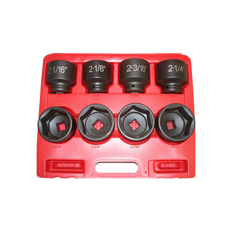 8 PC 3/4" DR Drive Impact Socket ADD ON JUMBO 2-1/2"