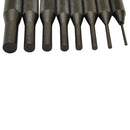 8 Pc Steel Drive Pin Punch Set 4'' Long Knurled Body Punches Tool Set