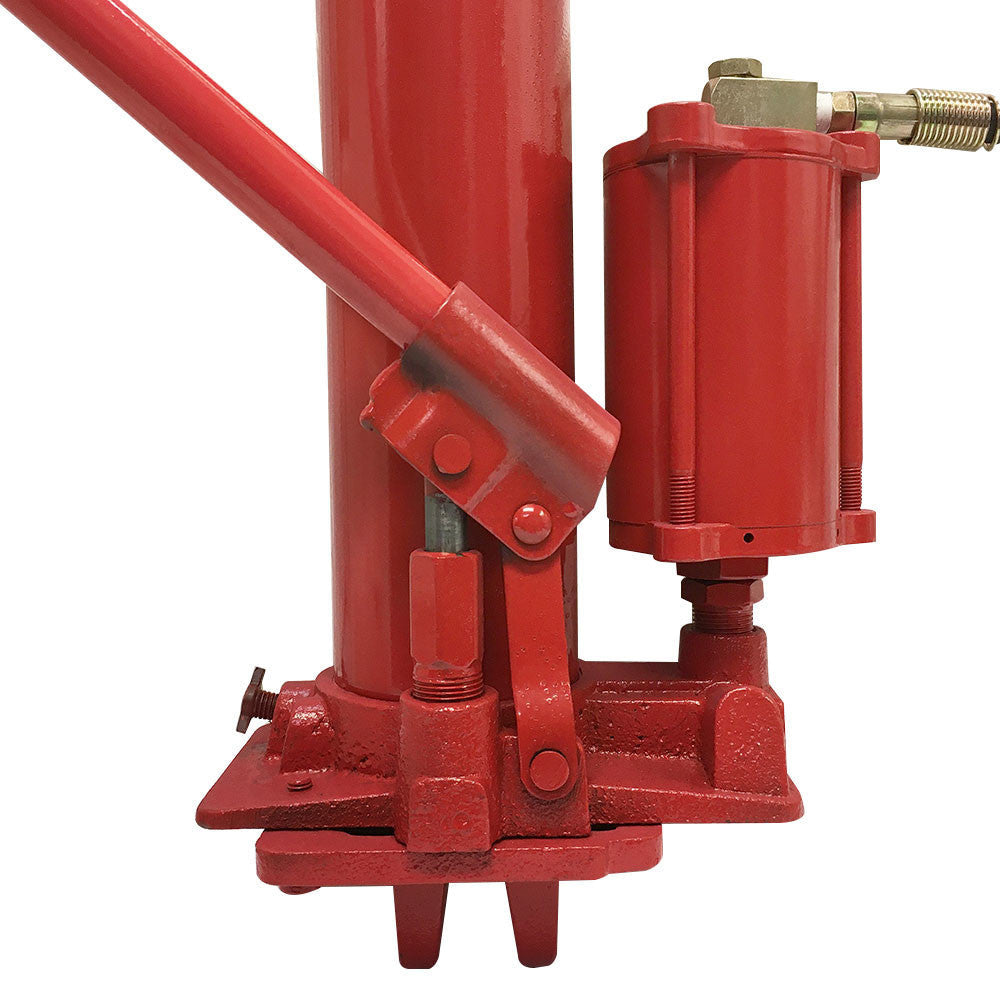 8 Ton Air Hydraulic Long Ram Jack Bottom Adapter Plate Cherry Crane Shop Engine Hoist