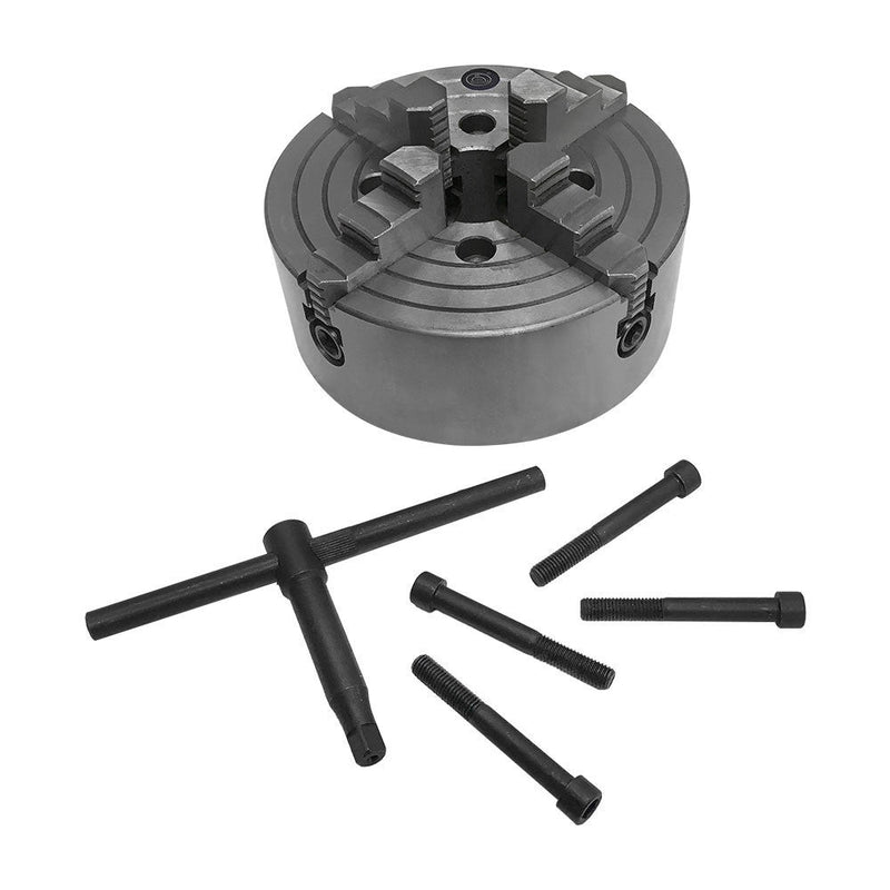 8'' (200MM) Lathe Chuck 4 Jaw Independent Ground Hardened Lathing
