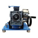 8" Chuck Welding Positioner Rotary Table 100-200 Lbs Capacity Hollow Chuck Turntable with 0-90° Adjustable Tilt for MIG TIG Welding, Fabrication, and Metal Work