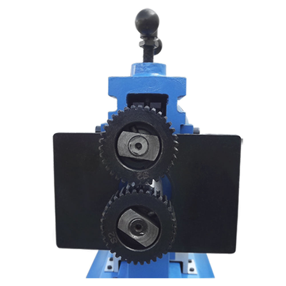 8" Throat BEAD BENDER Machine 18 Gauge Bending Roll 220V 1HP 1730RPM w-4 Rollers