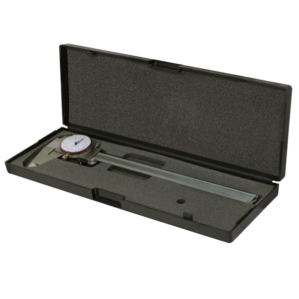 8"/ 200MM Dual Reading Dial Caliper Shockproof Scale Metric SAE Standard INCH