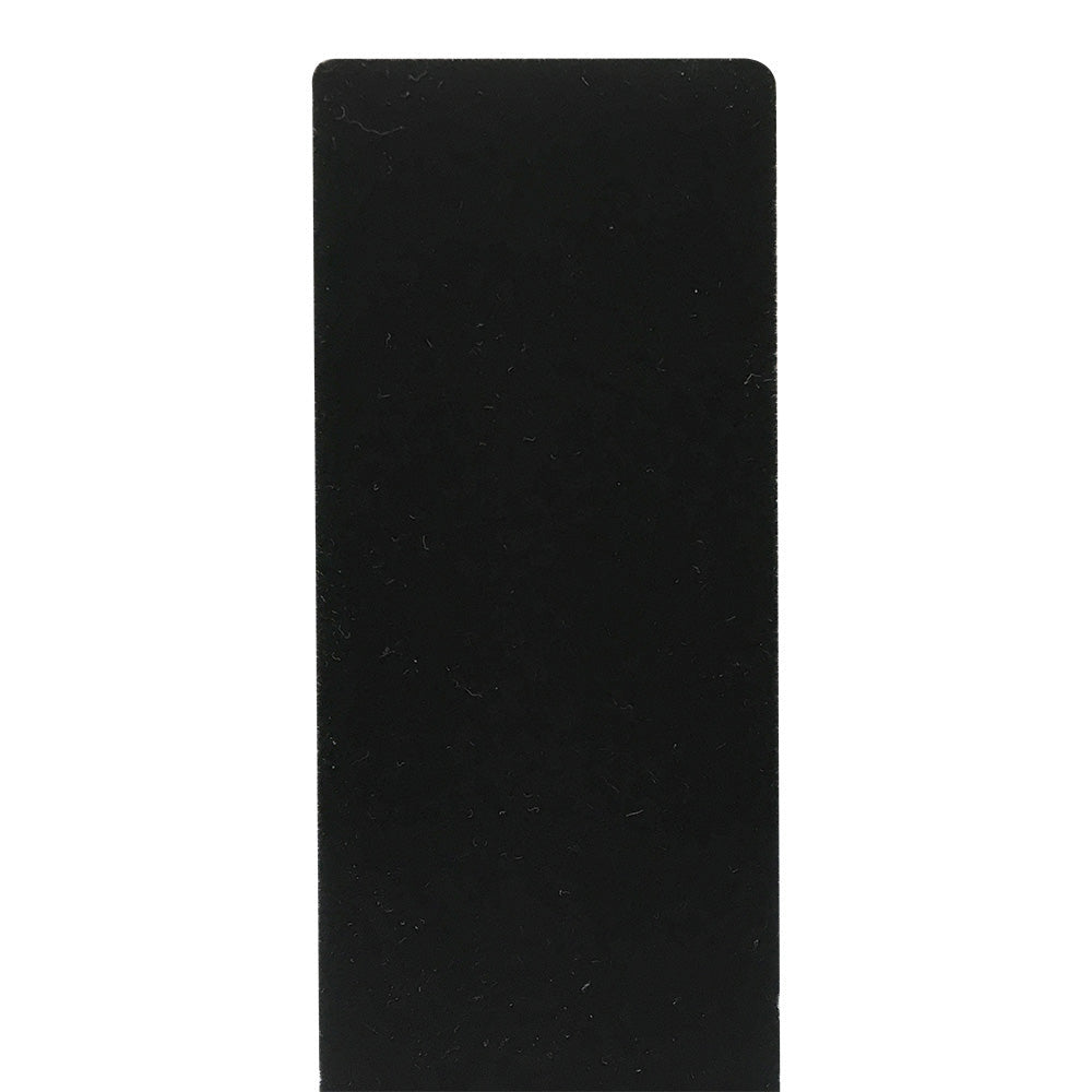 8'' x 1-1/2'' Single Black Velvet Jewelry Display Ramp Necklace Bracelet Holder