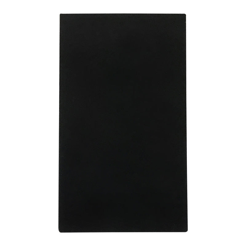 8'' x 4-3/4'' Black Velvet Large Ramp Jewelry Necklace Display Holder Show Case
