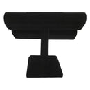 8''L x 7-1/4''H Black Velvet Double Oval T-Bar Jewelry Display Bracelet Holder