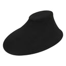 8''L x 8-1/4''W Black Velvet Necklace Pendant Chain Link Jewelry Display Holder