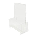 8-1/2'' x 11'' Lucite Brochure Holder Clear Acrylic Flyer Magazine Display Stand