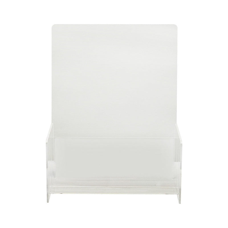 8-1/2'' x 11'' Lucite Brochure Holder Clear Acrylic Flyer Magazine Display Stand