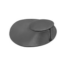 8-1/2''L x 7''W Slate Gray Leatherette Necklace Pendant Chain Link Jewelry Display Holder