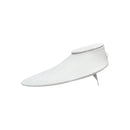 8-1/2''L x 7''W White Faux Leather Necklace Pendant Chain Link Jewelry Display Holder