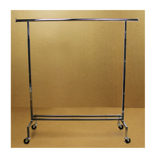 Single Bar Adjustable Clothes Rack Garmen Display Clothes Hanger Retail